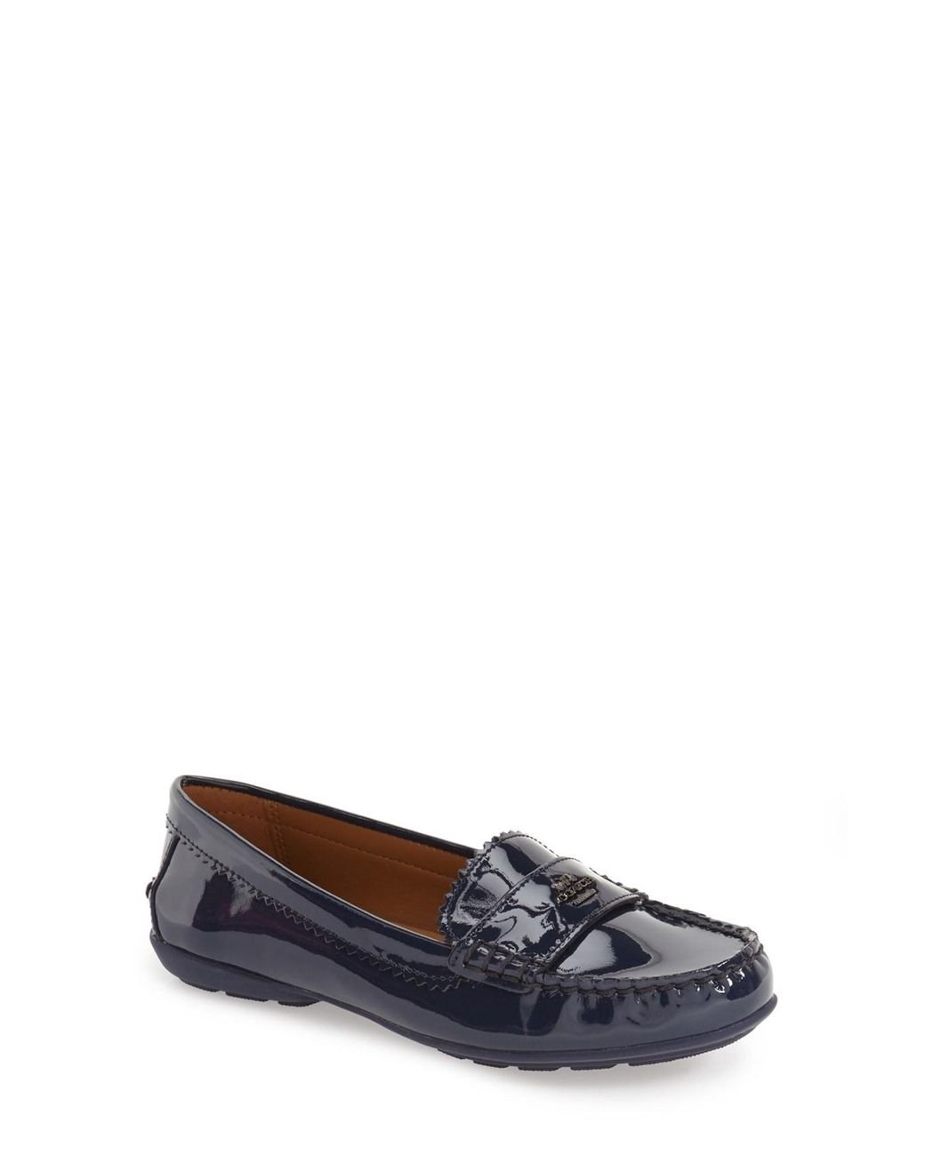 Coach patent sales leather loafers